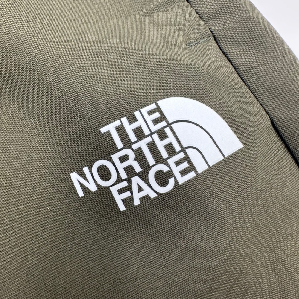 The North Face Boys Olive Green Circular Design Joggers Hiking Pants Size M 10 - Picture 2 of 12